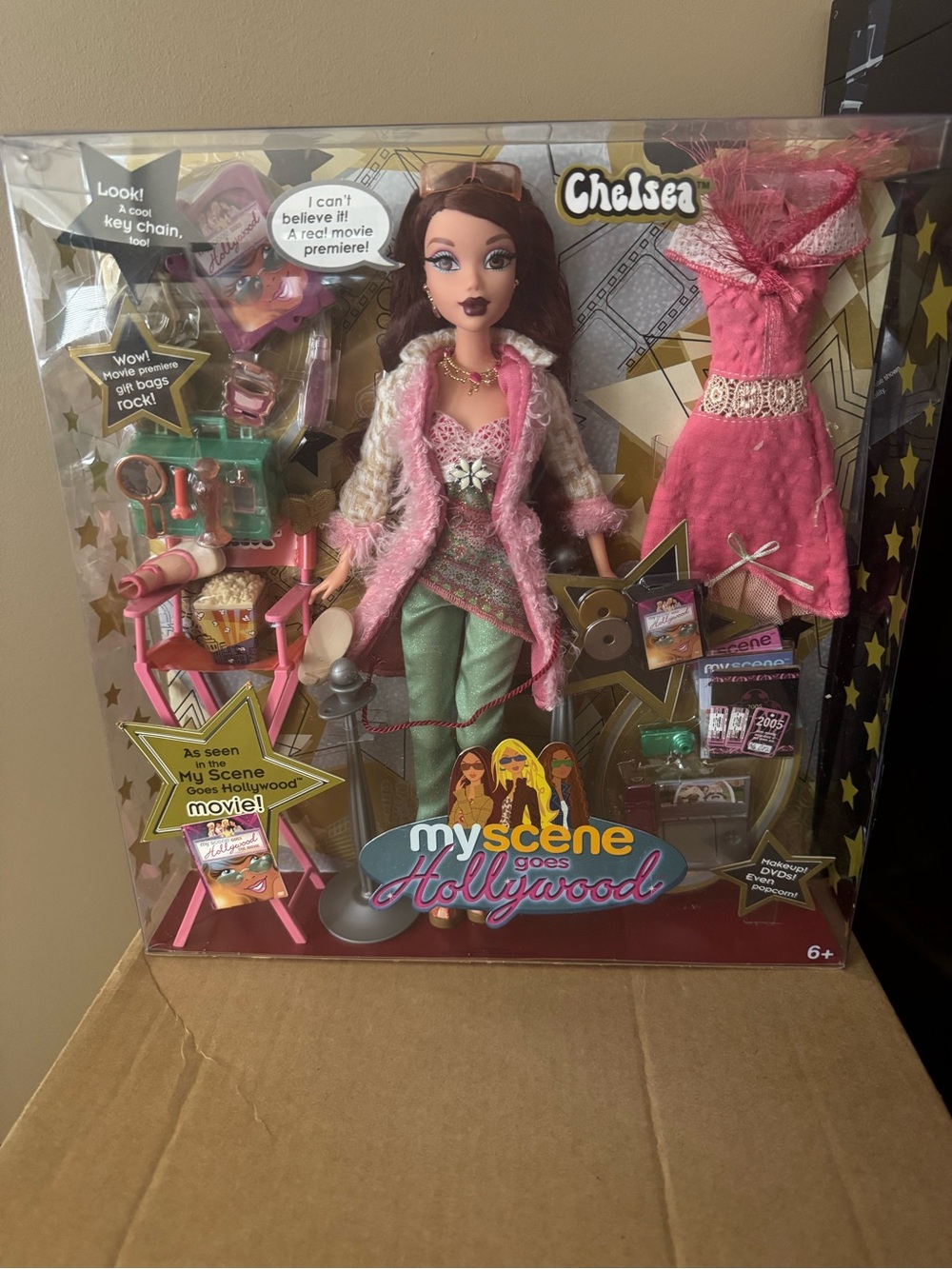 My Scene goes Hollywood Chelsea Fashion Doll Set - new in box